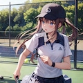 テニス部の彼女 3枚目
