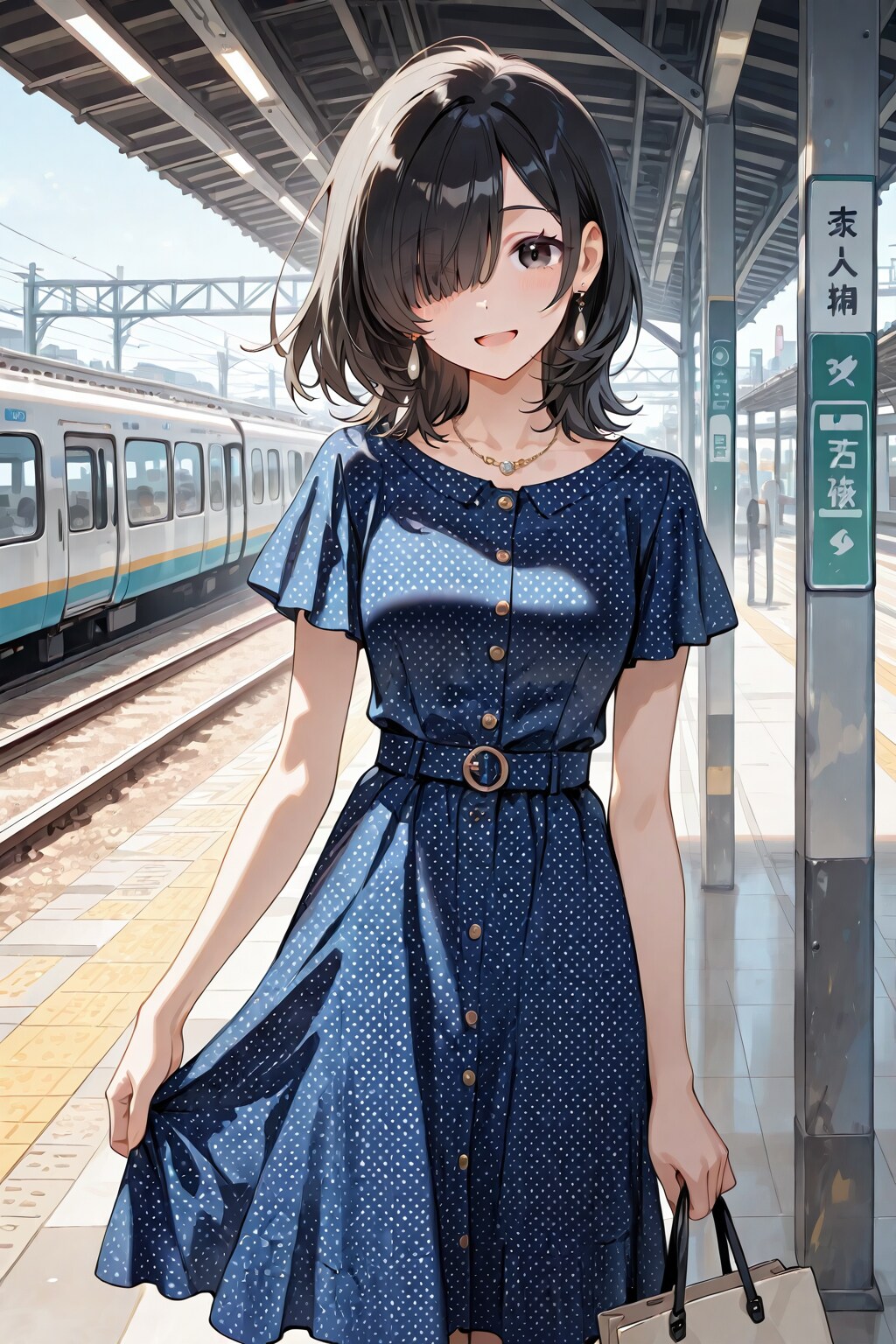 めかくれ女子＃１７１ | の人気AIイラスト・グラビア
