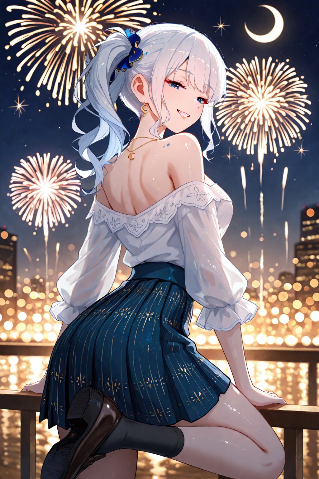 花火とうなじ | の人気AIイラスト・グラビア