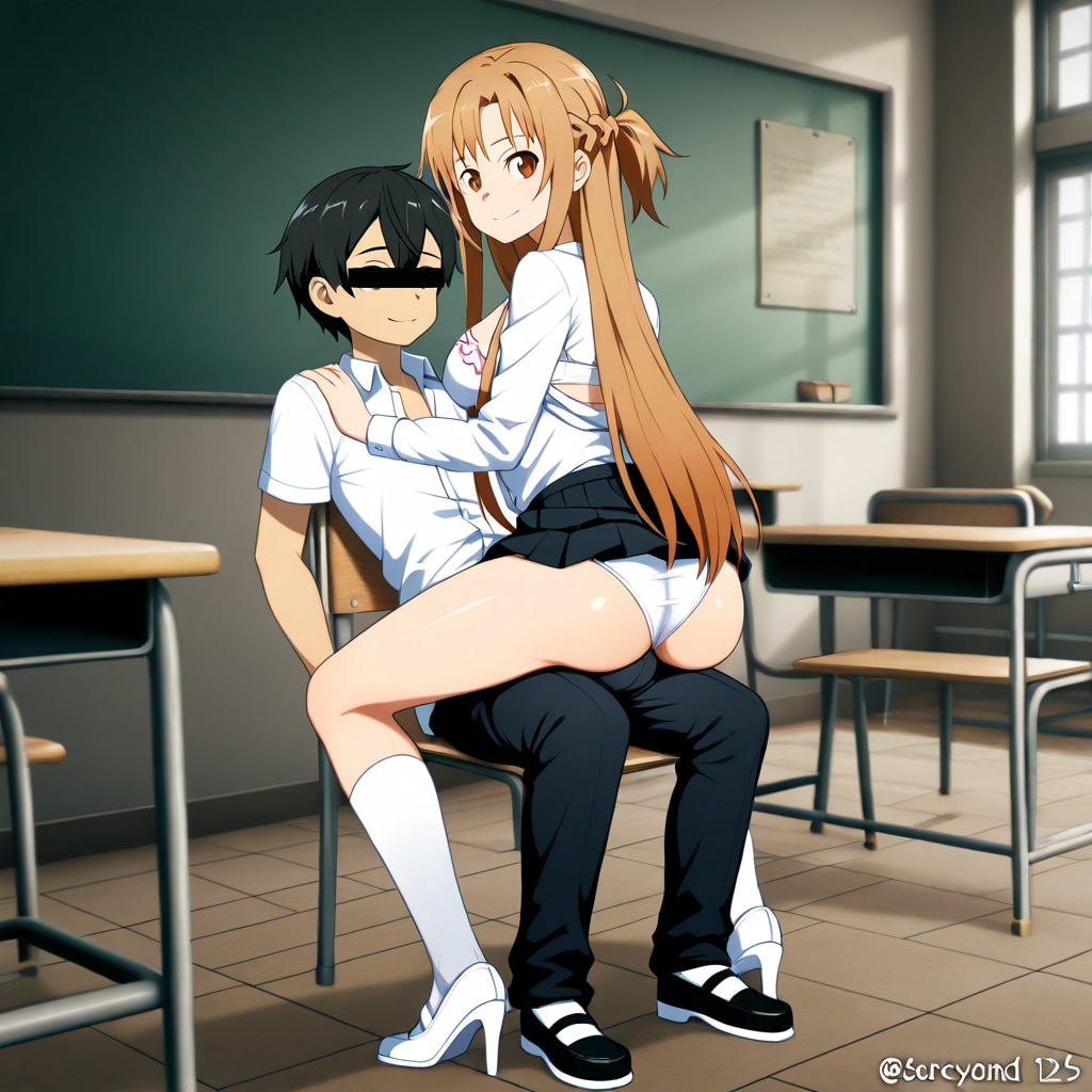 教室でハッスル