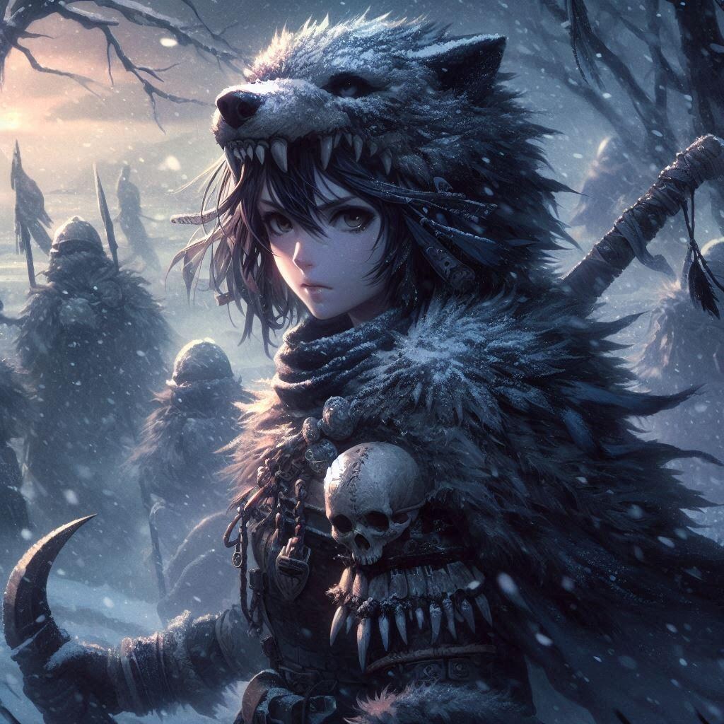 寒冷地蛮族の少女