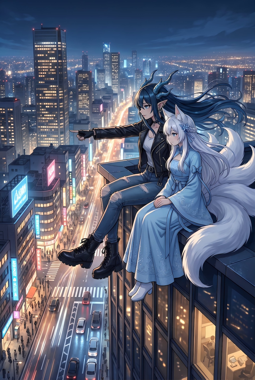 夜の都