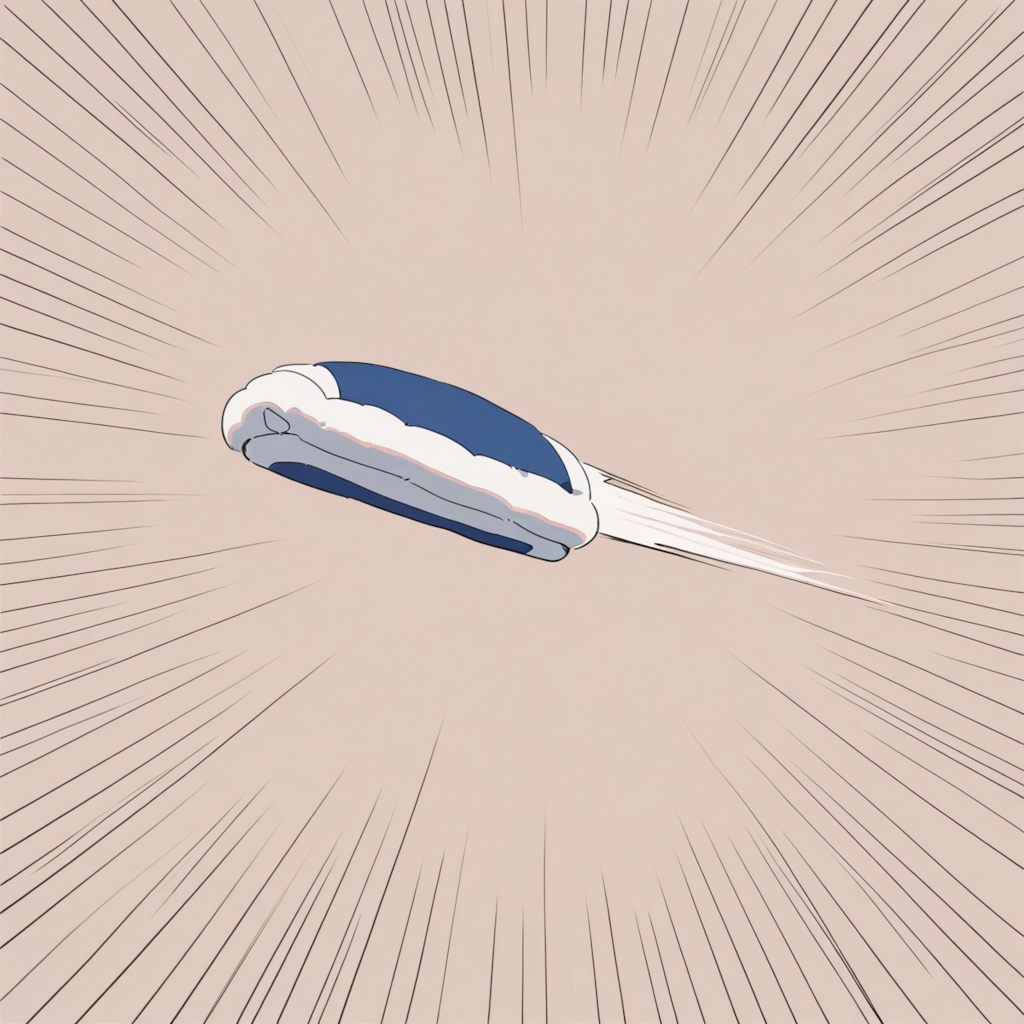 ふとんが吹っ飛んだ