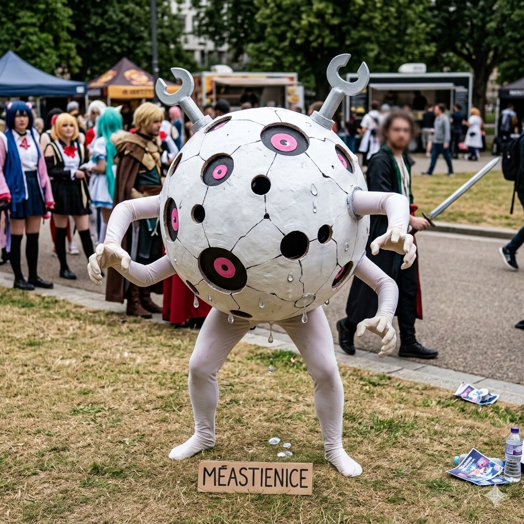 謎の生命体のコスプレ