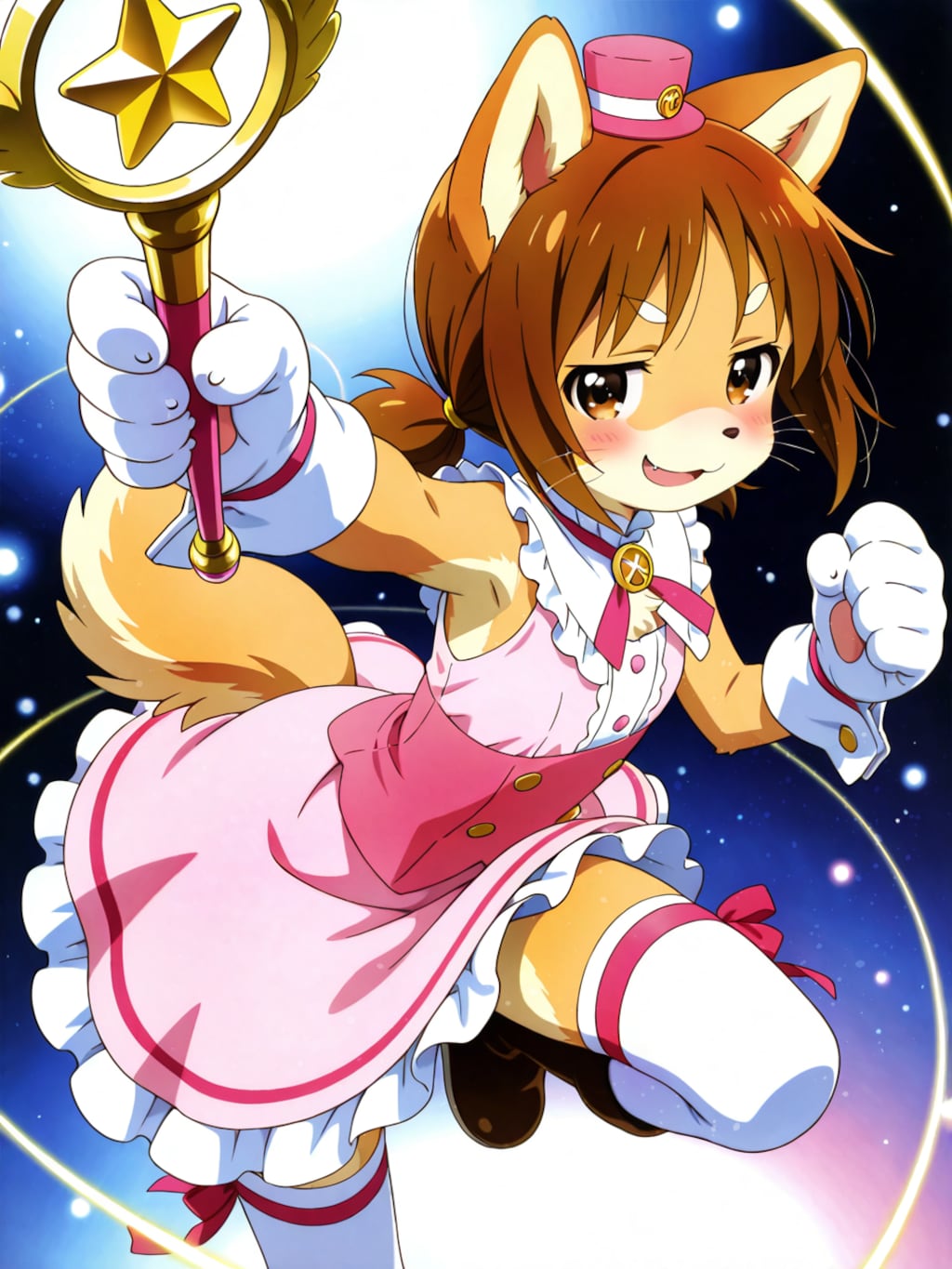Xでひたすら楽しそうなケモノちゃん