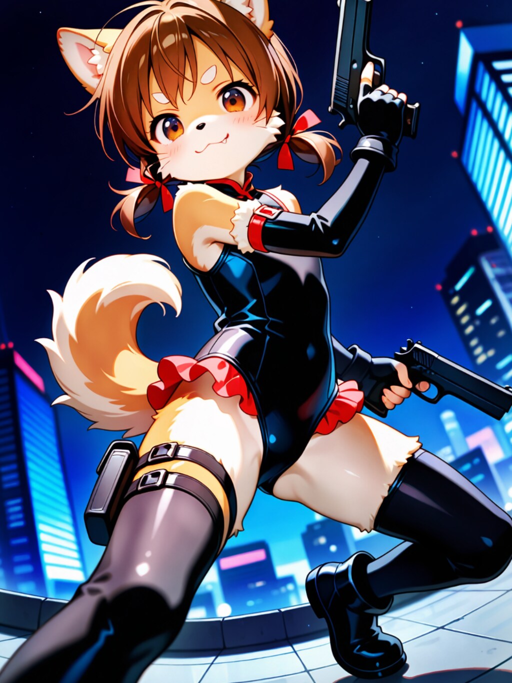 Xでひたすら楽しそうなケモノちゃん