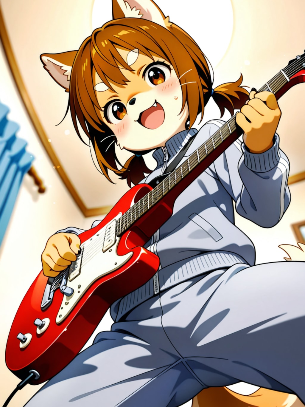 Xでひたすら楽しそうなケモノちゃん