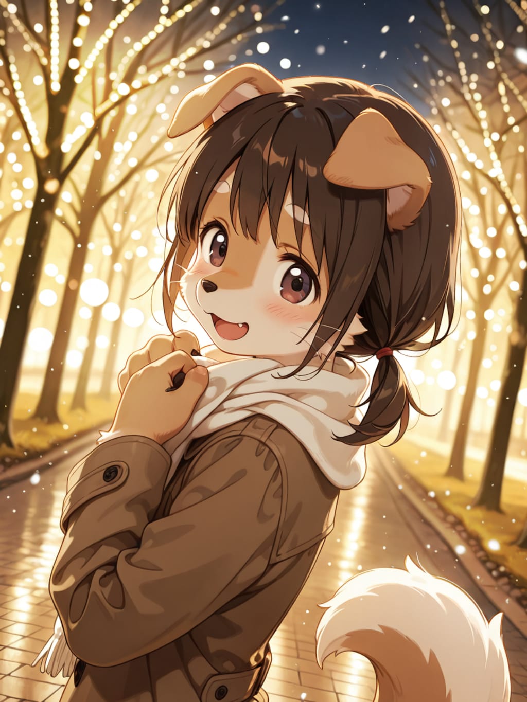 Xでひたすら楽しそうなケモノちゃん