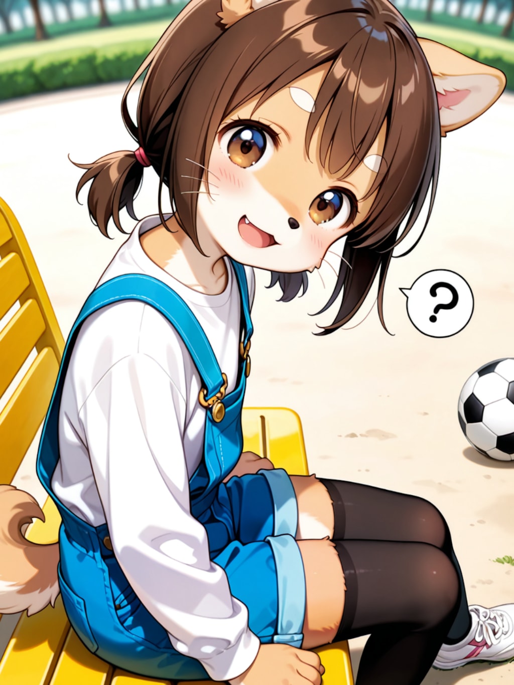 Xでひたすら楽しそうなケモノちゃん