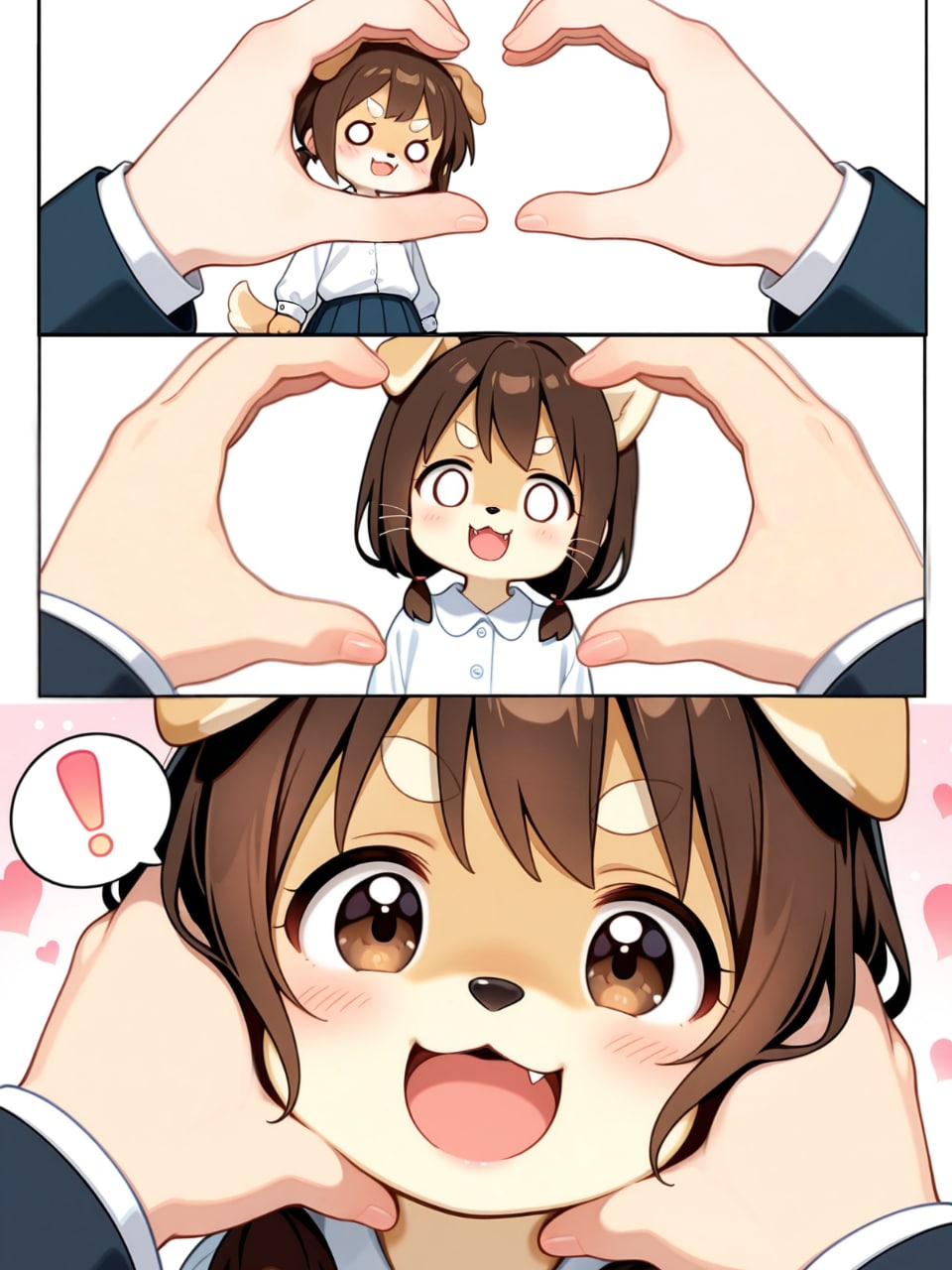 Xでひたすら楽しそうなケモノちゃん