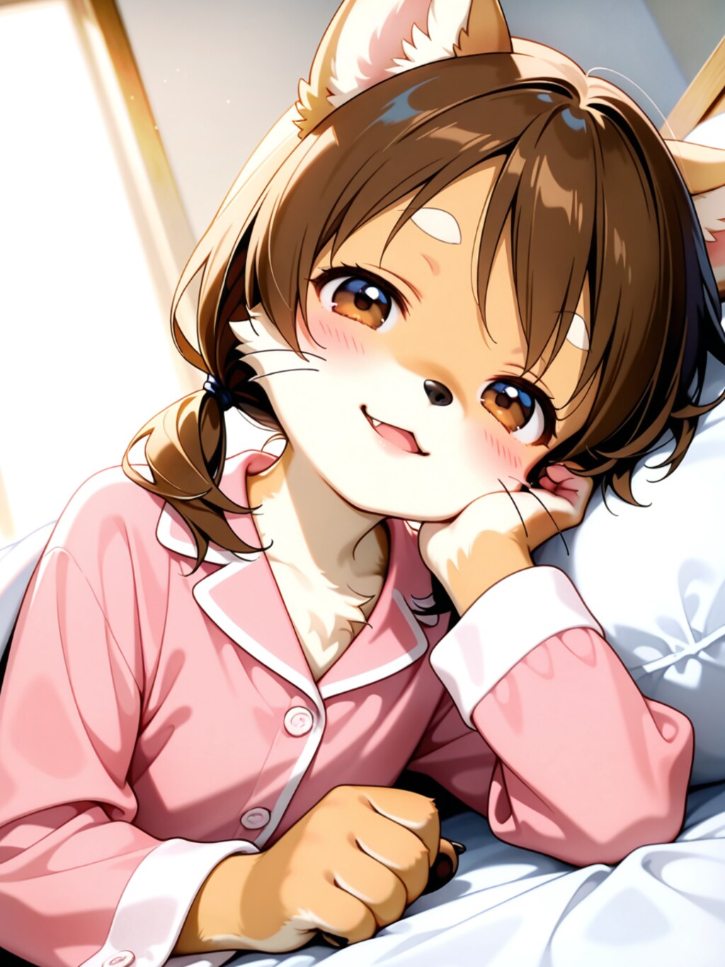 Xでひたすら楽しそうなケモノちゃん