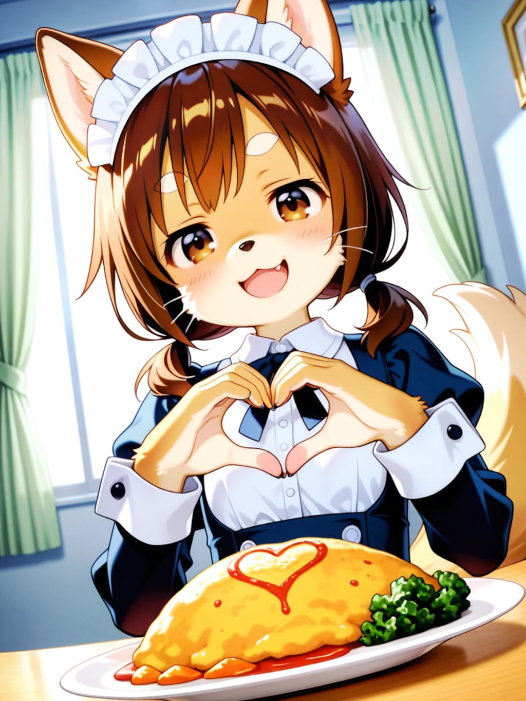 Xでひたすら楽しそうなケモノちゃん
