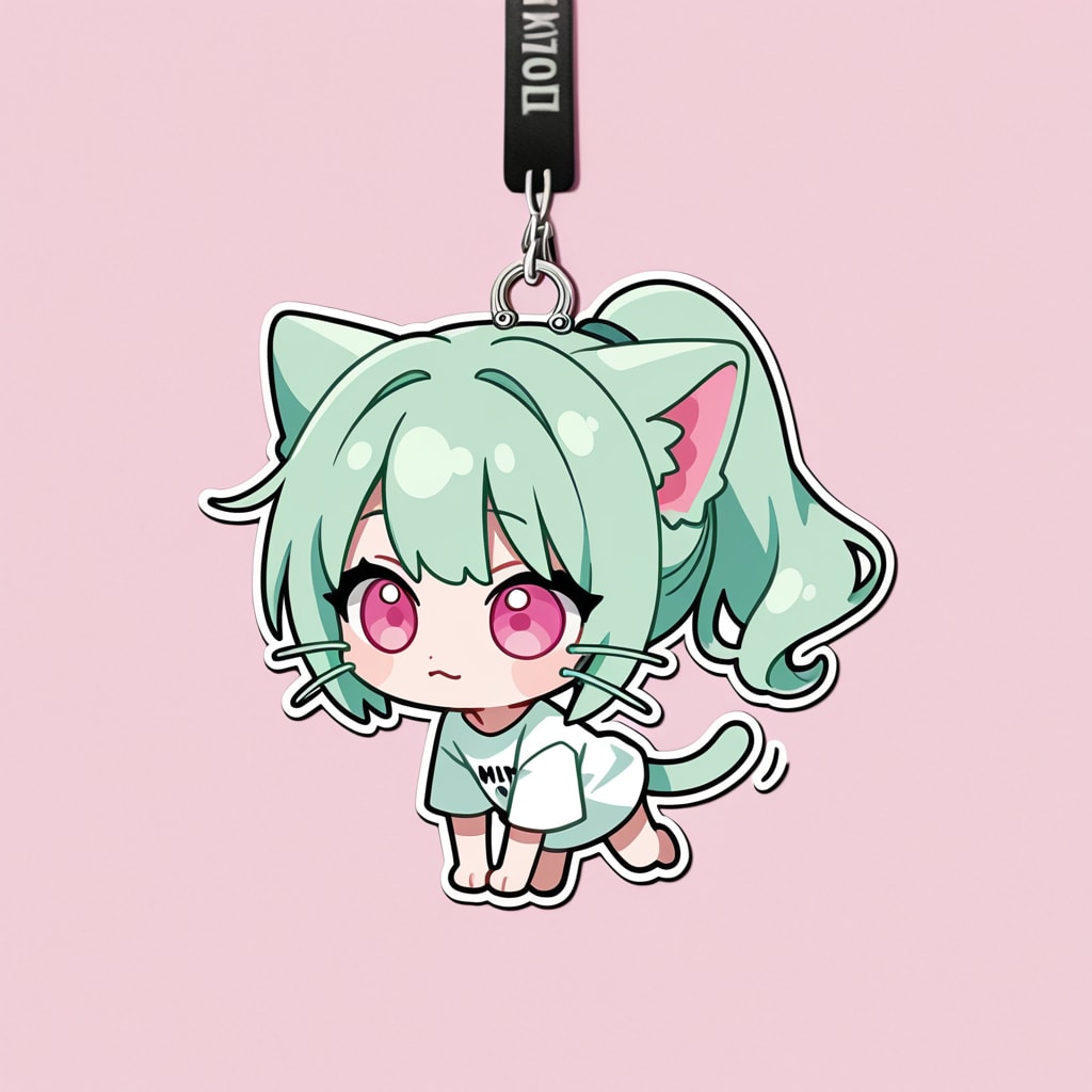 アクキーの緑髪ちゃん | の人気AIイラスト・グラビア