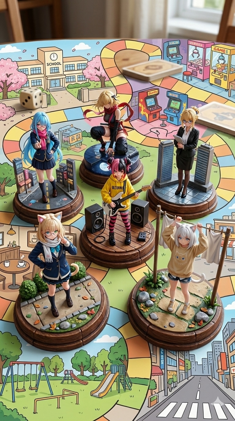 すごろく | の人気AIイラスト・グラビア