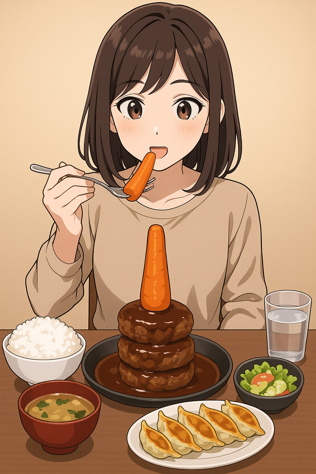 にんじんハンバーグ