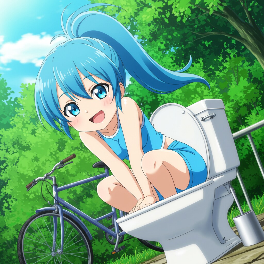 chiffonneさんちの青ぽにちゃん