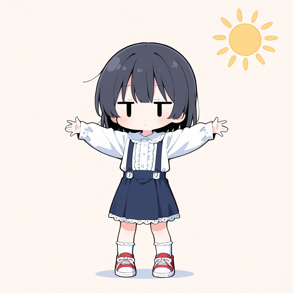 太陽の光を浴びる