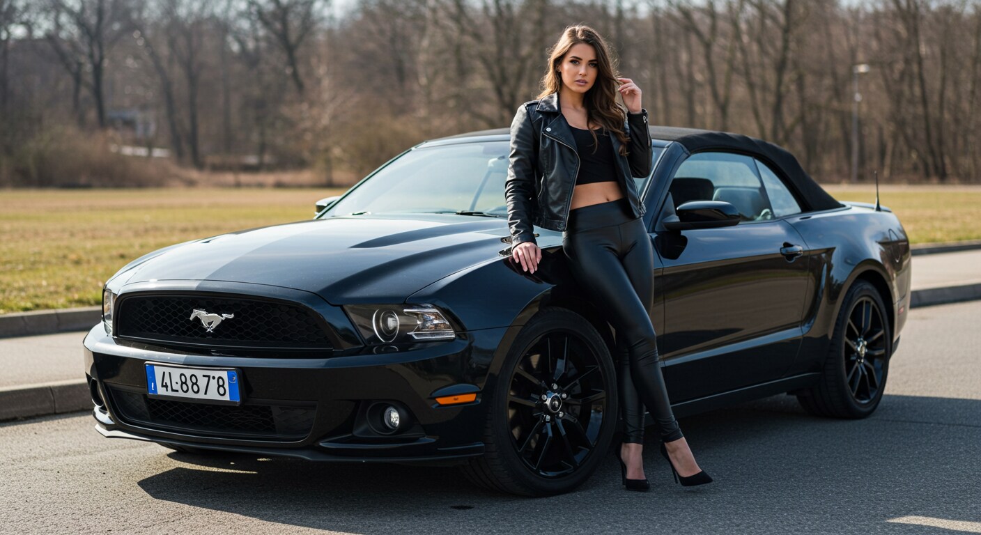 マスタングと外人さん | の人気AIイラスト・グラビア