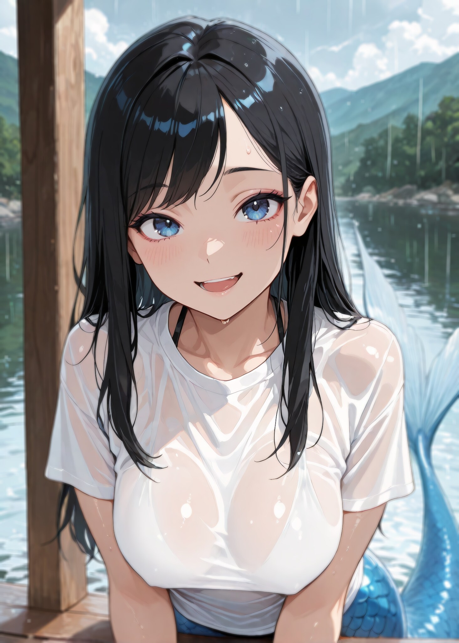 雨が嫌い？そしたら水の中で過ごせばいいじゃない
