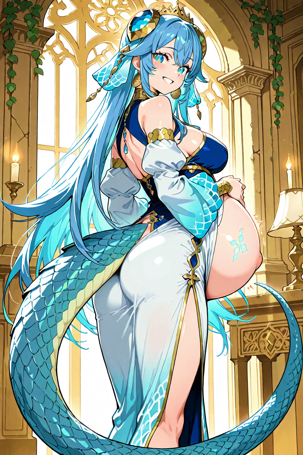 🐍【蛇神の下僕】礎の育樹官：元・純潔の構築聖女「リュジーヌ」