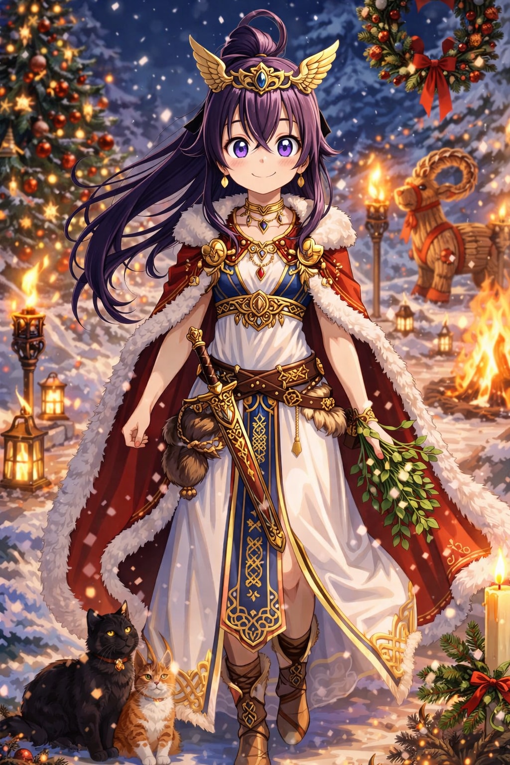 北欧の女神とユールの焔