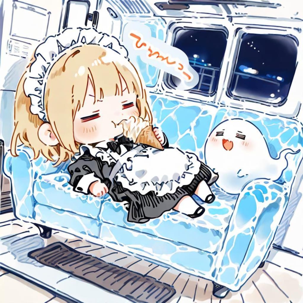 冷え冷えルームで特製おソフトお取り寄せ‪🍦‬🧊❄️✨