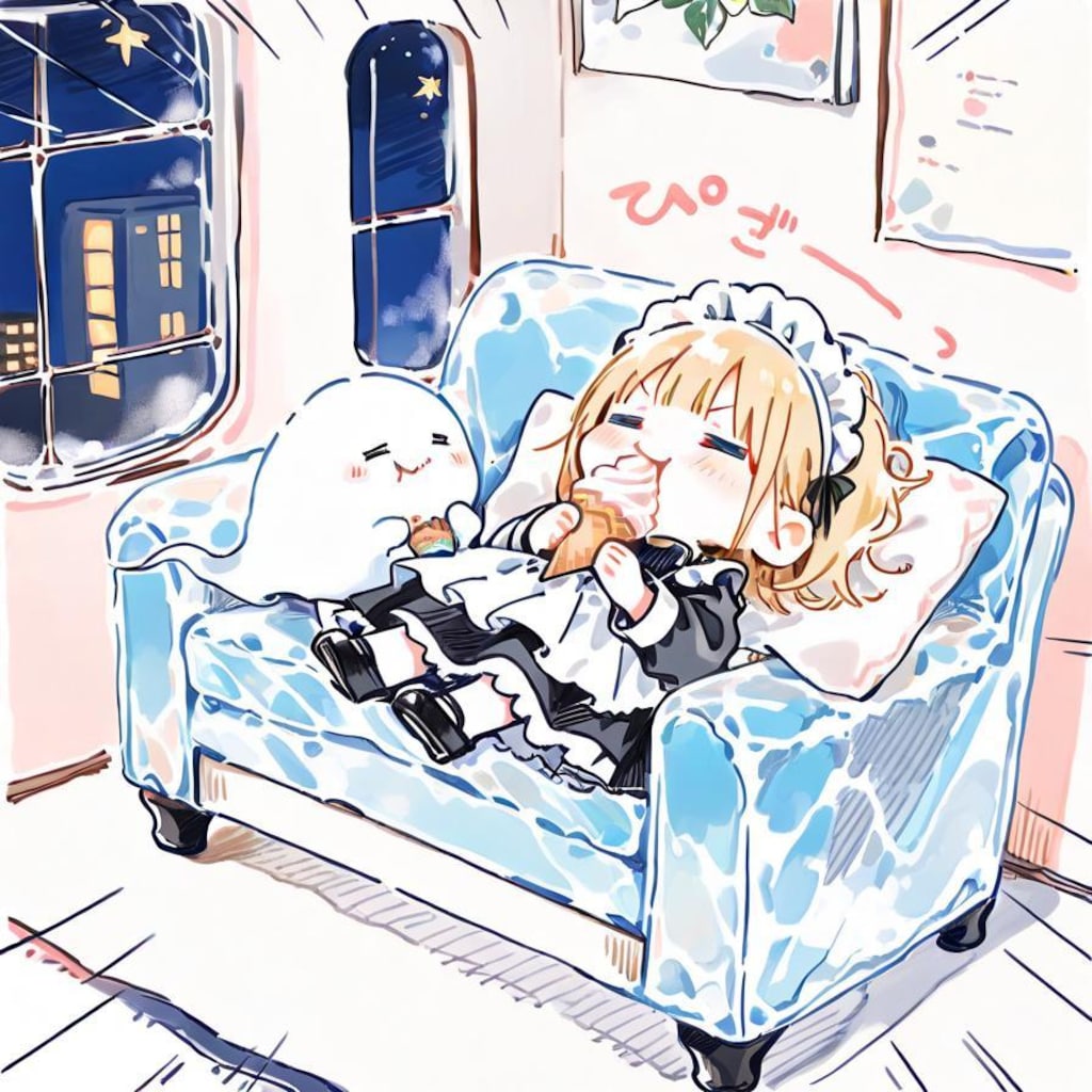 冷え冷えルームで特製おソフトお取り寄せ‪🍦‬🧊❄️✨