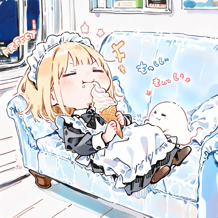 冷え冷えルームで特製おソフトお取り寄せ‪🍦‬🧊❄️✨
