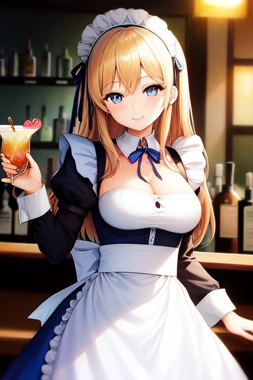 バーのメイド