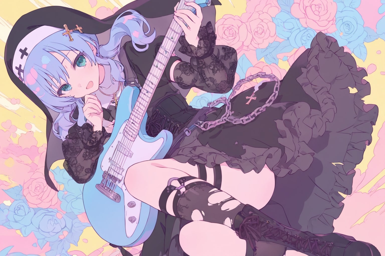 ギター少女 | の人気AIイラスト・グラビア