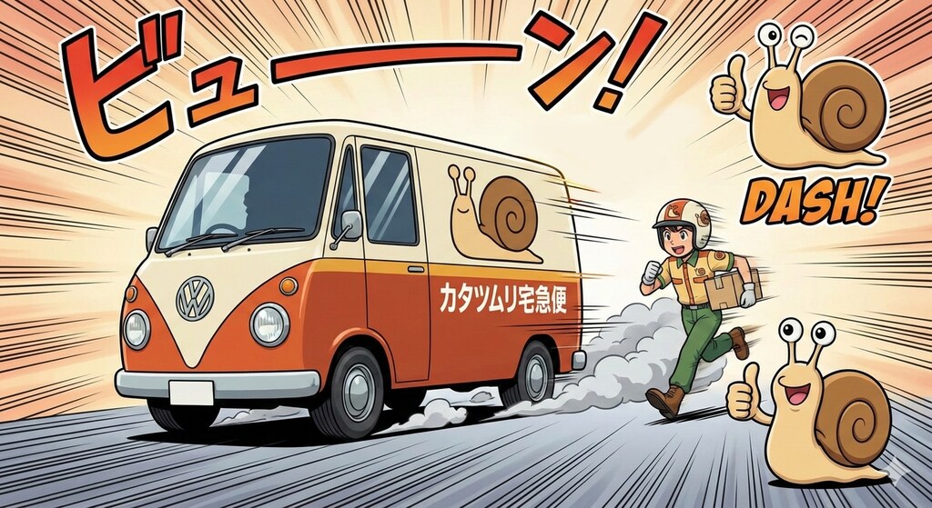 カタツムリ印の宅急便