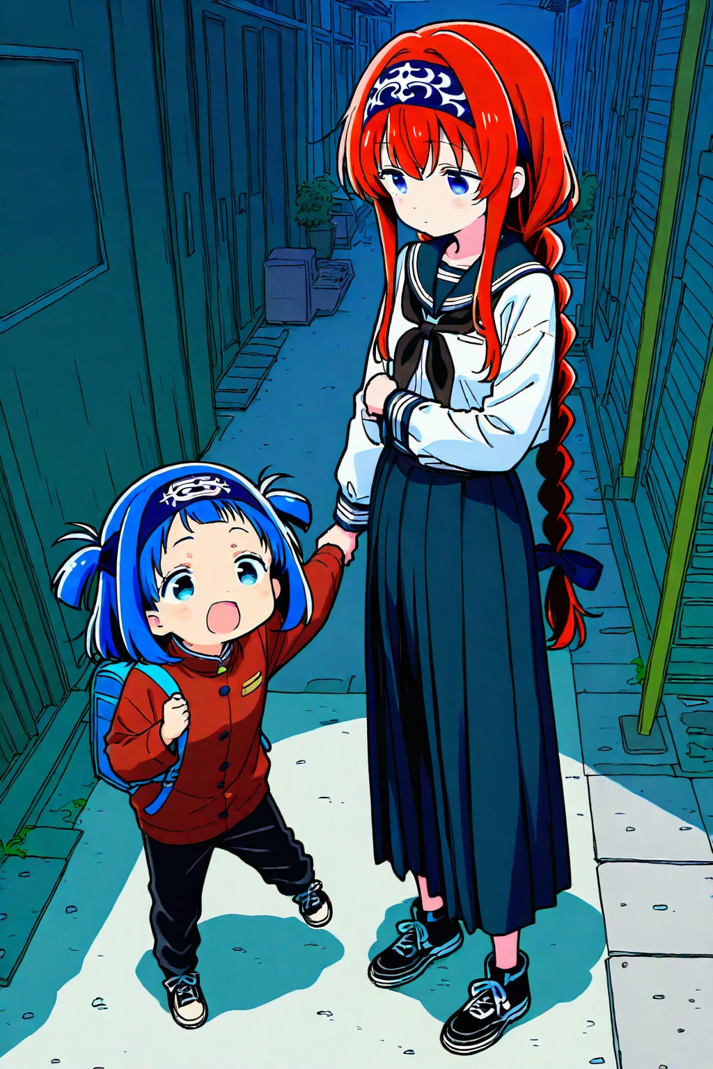 謎の暗がりへと続く道