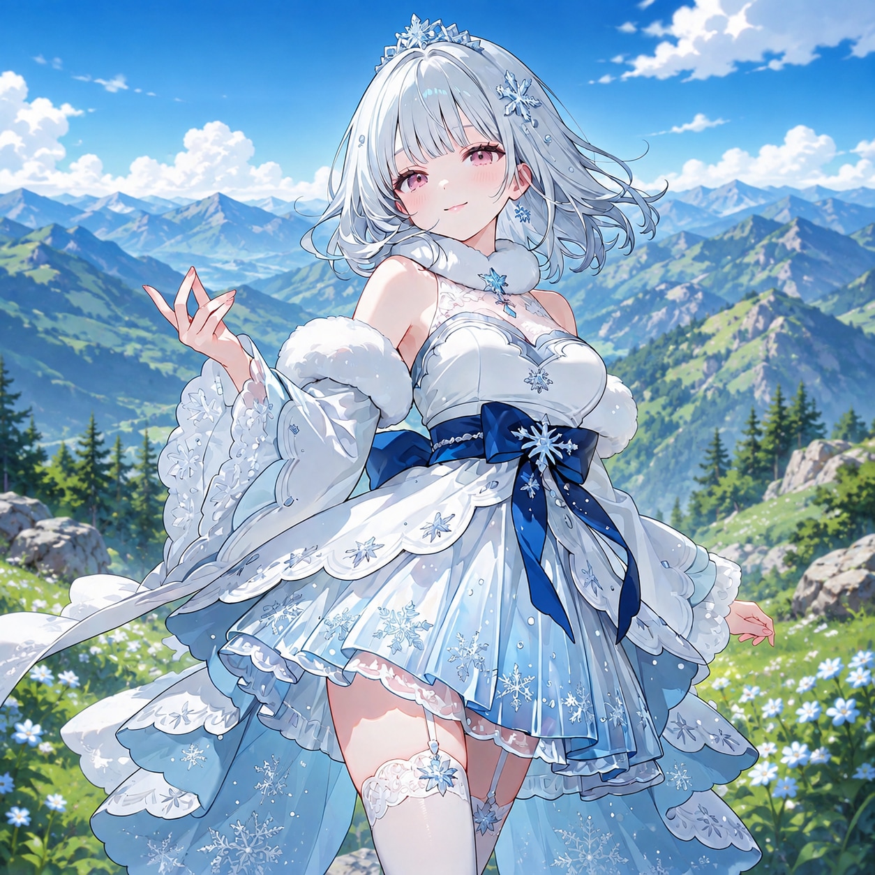 雪？女