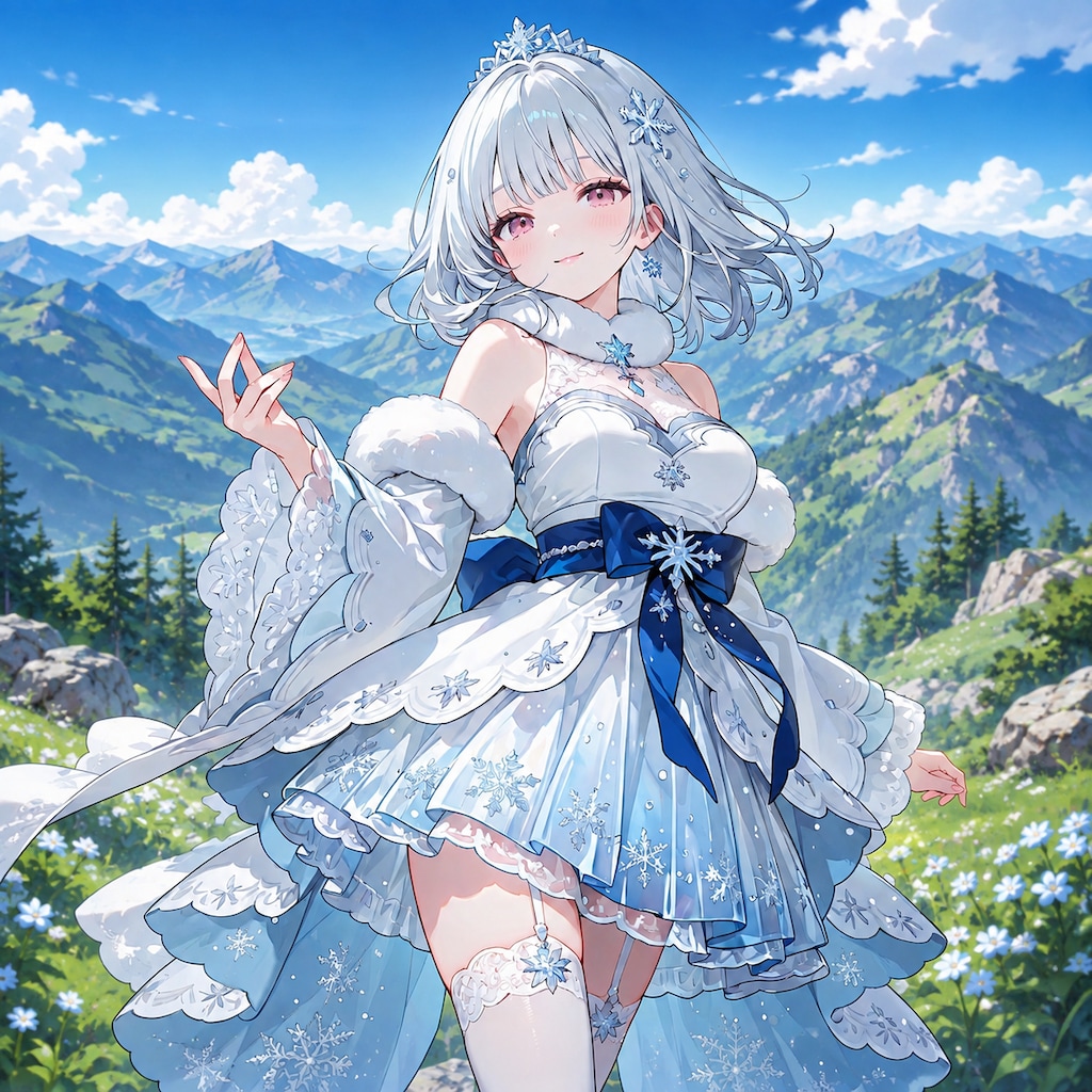 雪？女