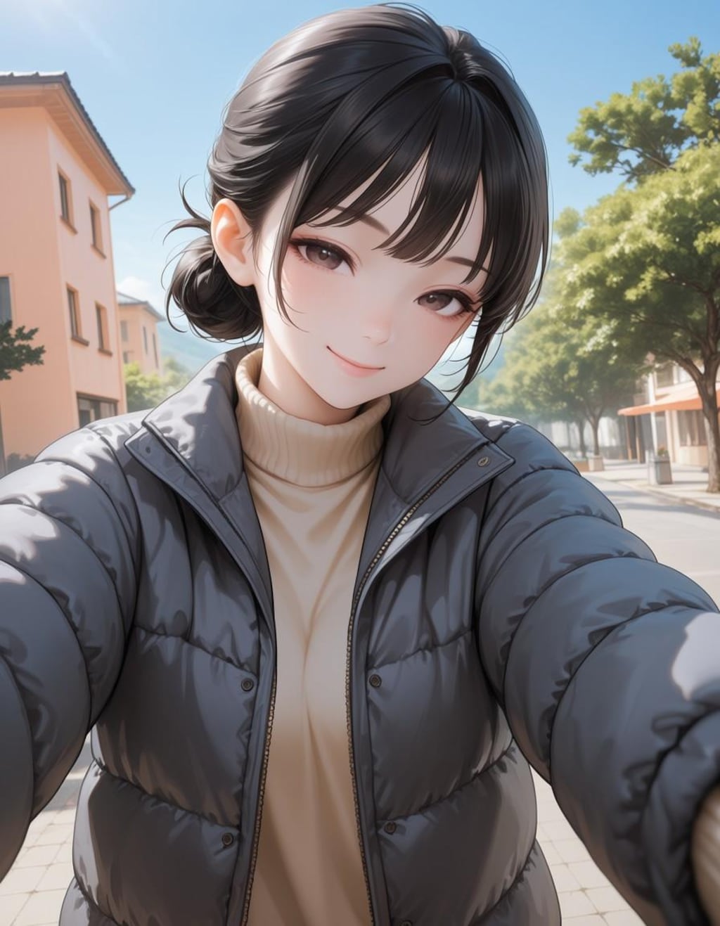 寒がりな子