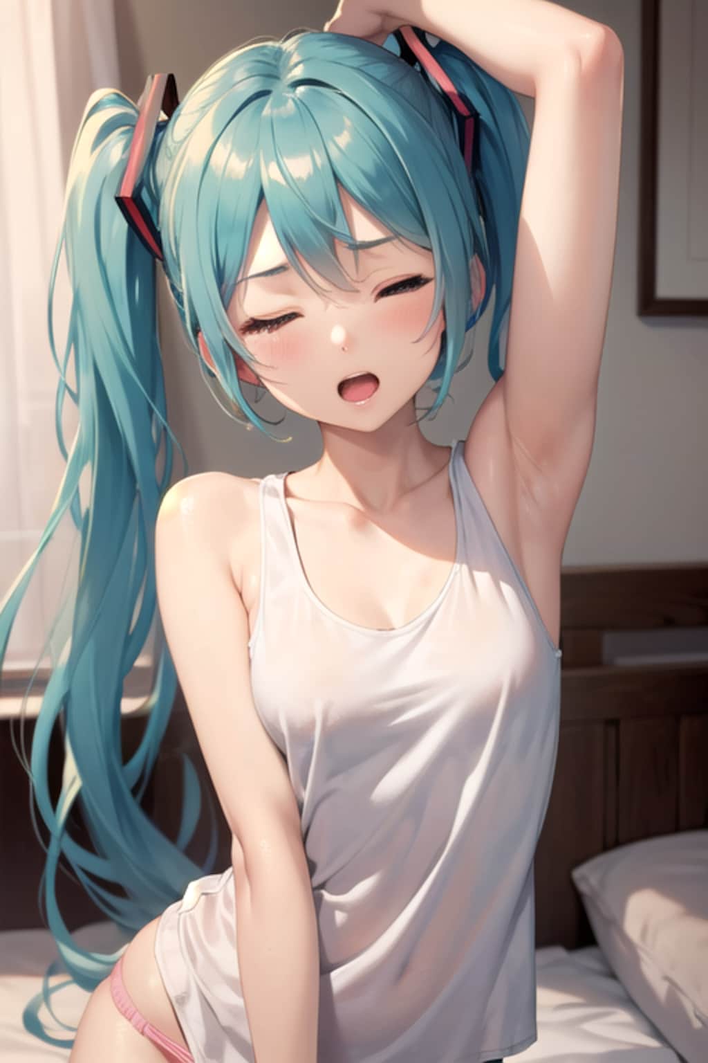朝に弱いミクさん