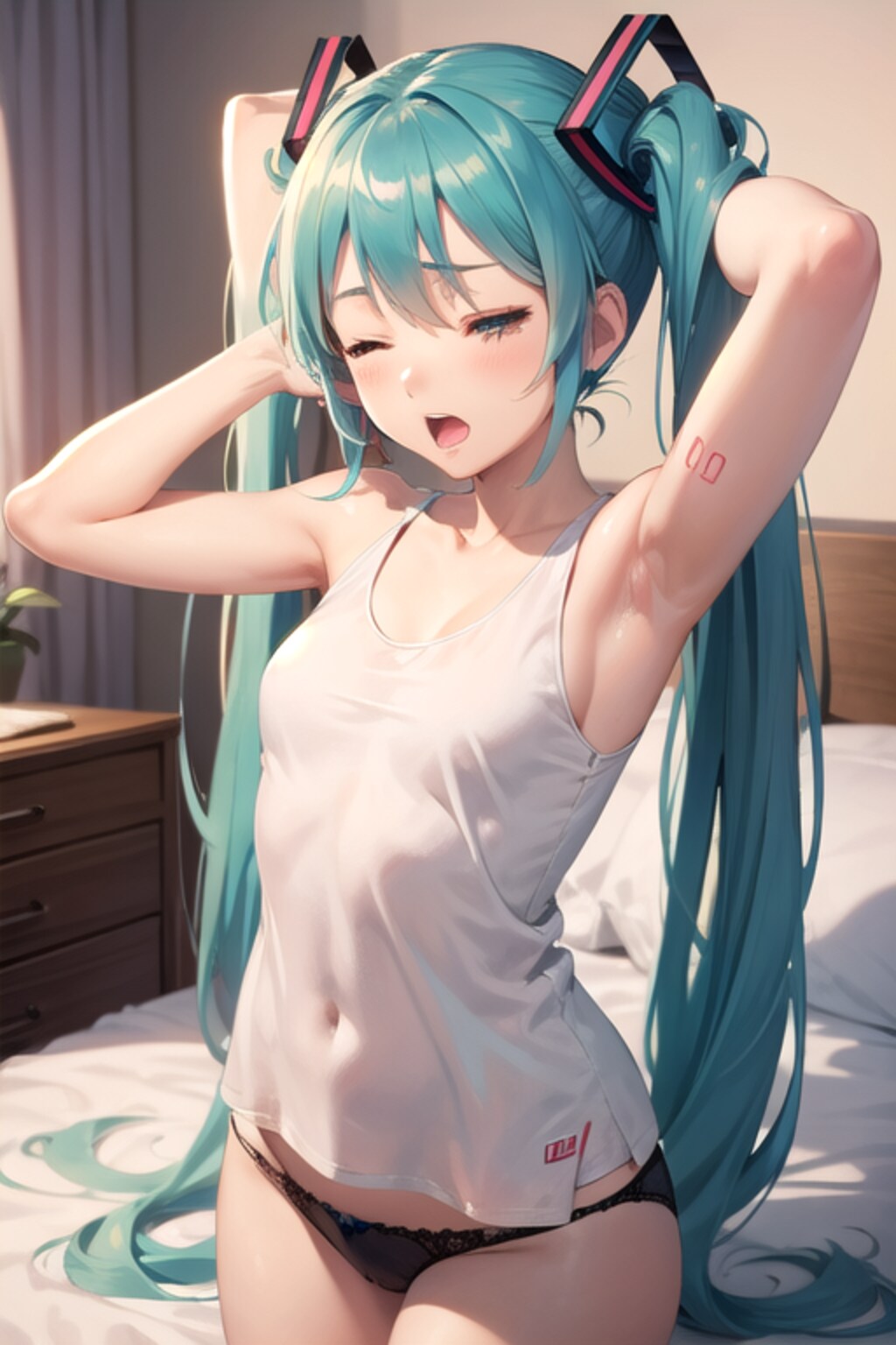 朝に弱いミクさん