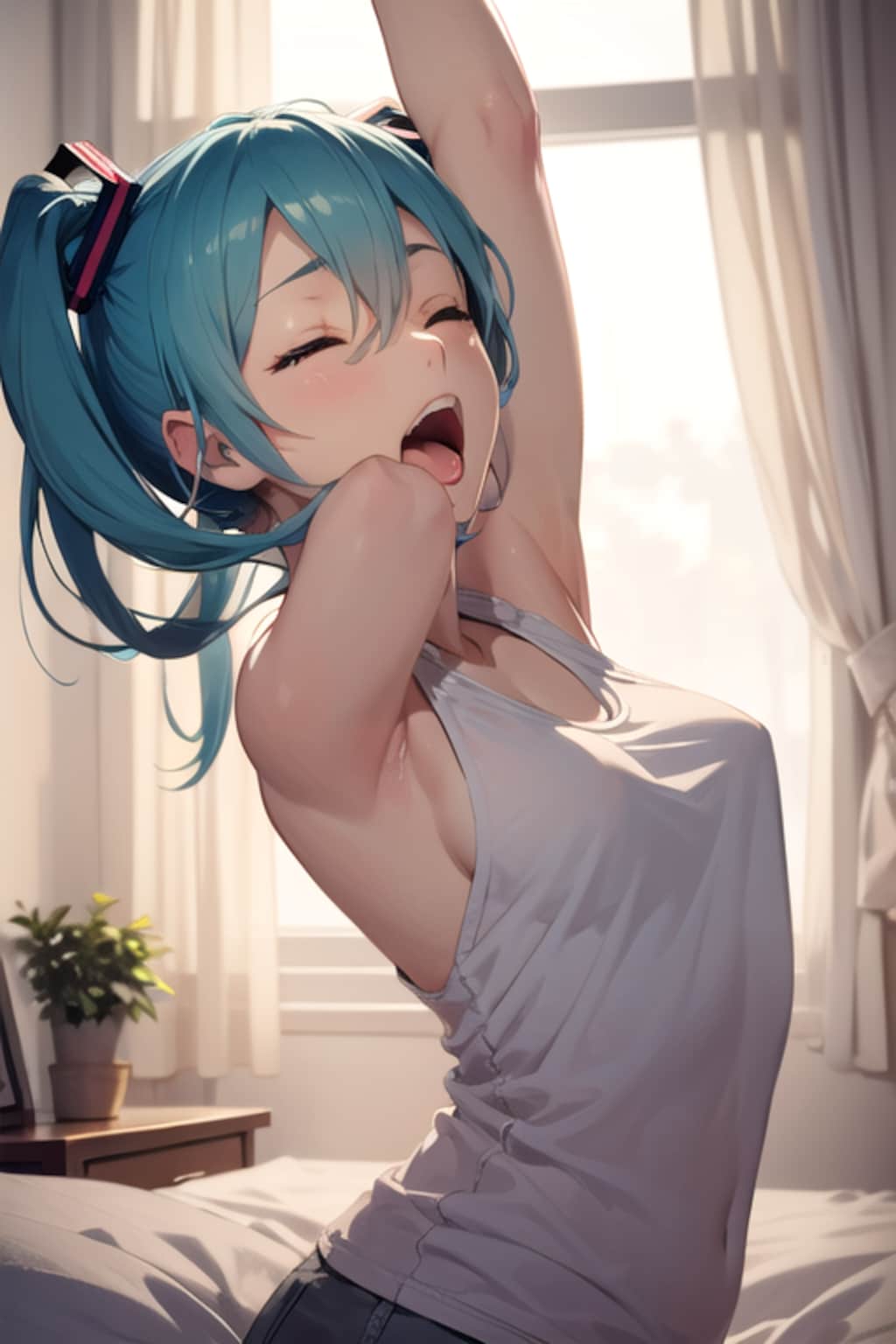 朝に弱いミクさん