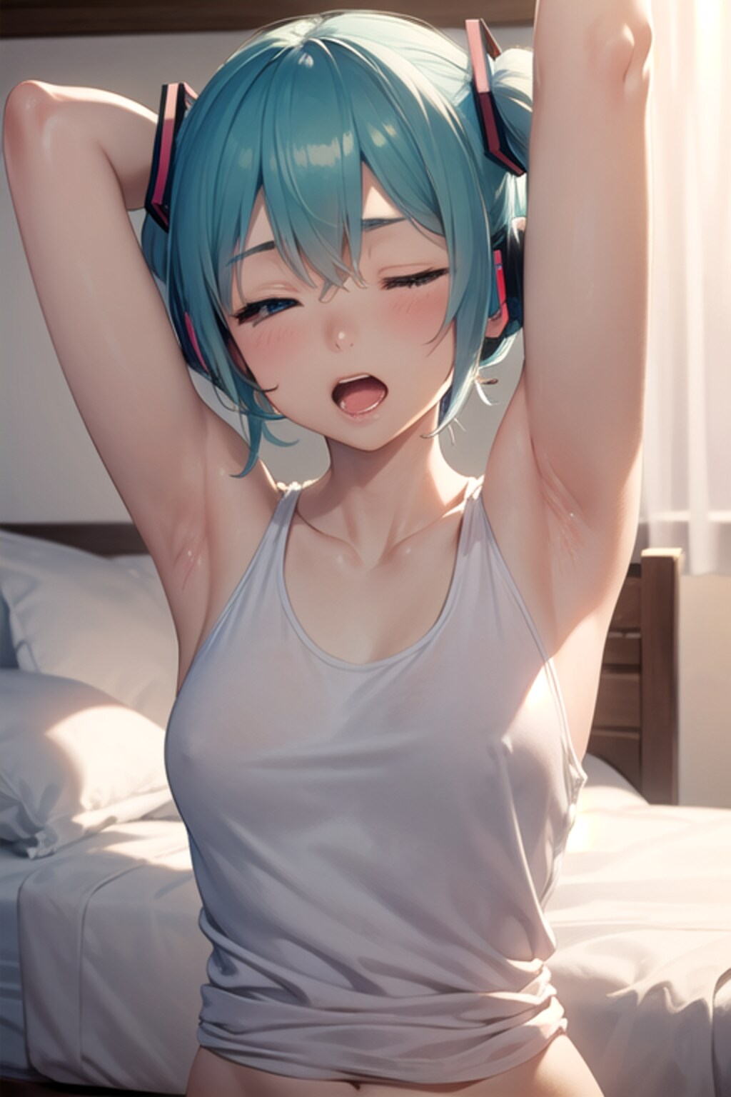 朝に弱いミクさん