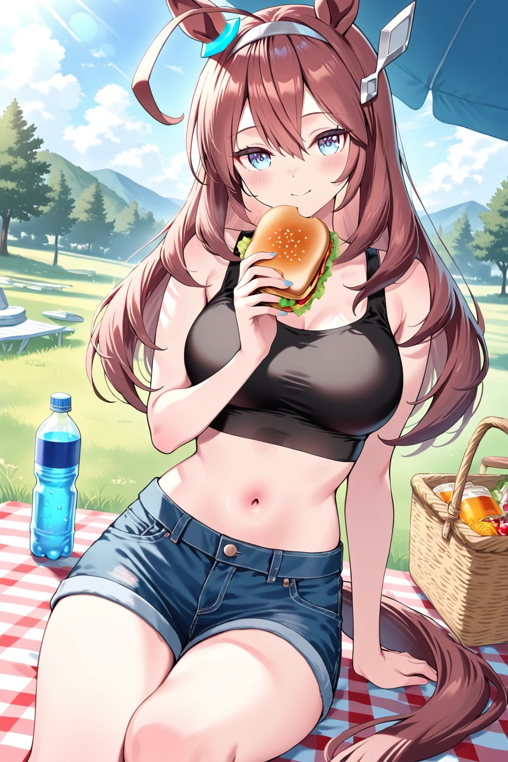 ブルボンとピクニック