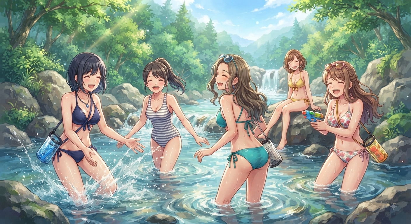女の子たちで和気あいあいと