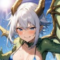 ぶるーあいずほわいとへあーグリーンドラゴン 8枚目