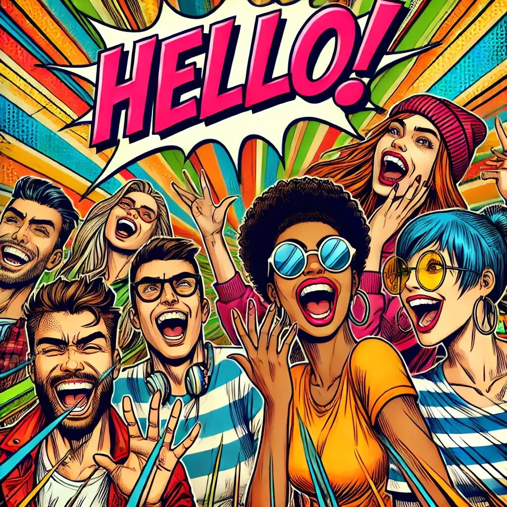 HELLO注意報 | の人気AIイラスト・グラビア