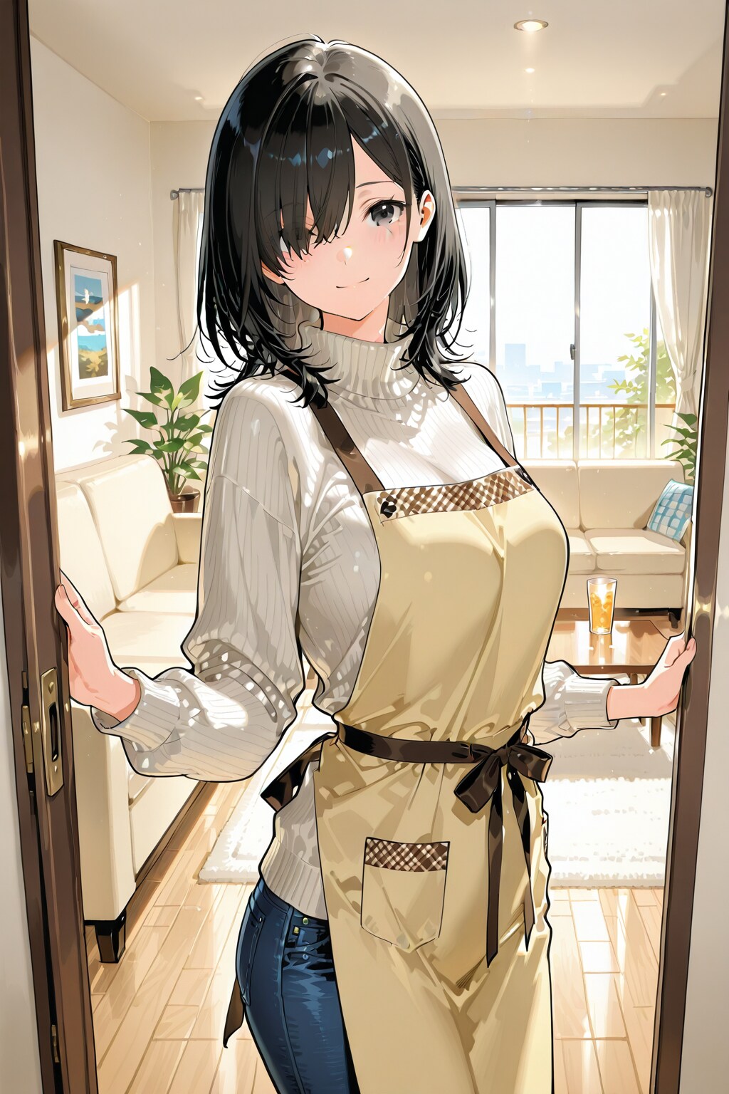 めかくれ女子＃１１２ | の人気AIイラスト・グラビア