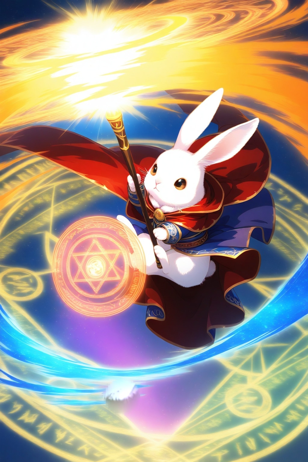 【動物】ウサギの魔法使い