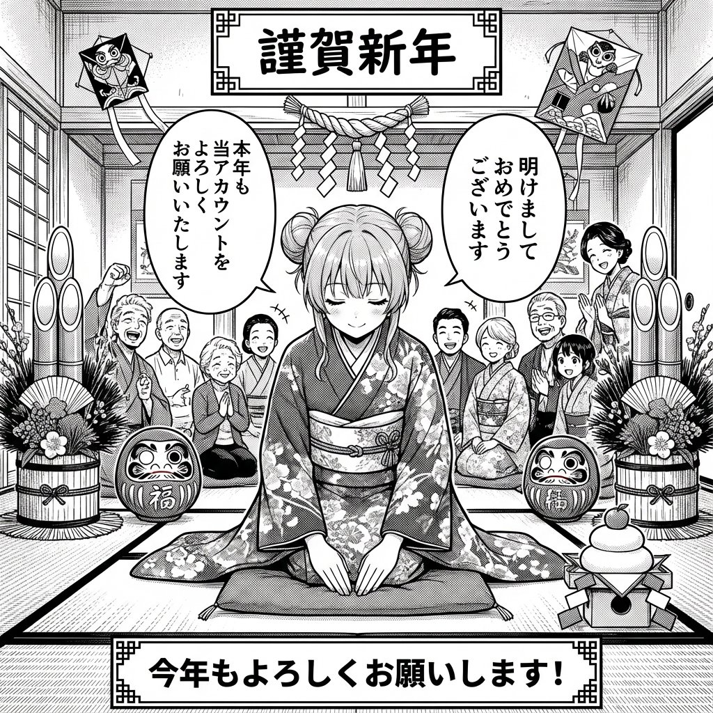 新年明けましておめでとうございます | の人気AIイラスト・グラビア