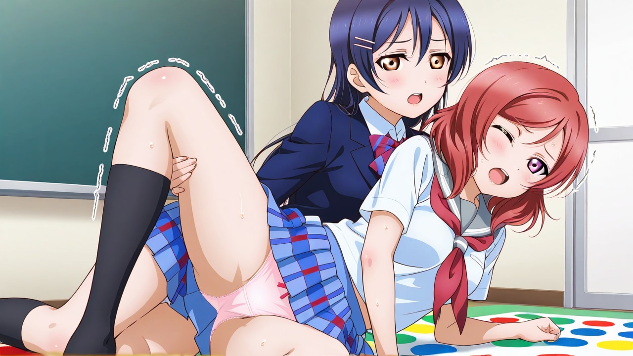 西木野真姫と園田海未のかわいいパンティ