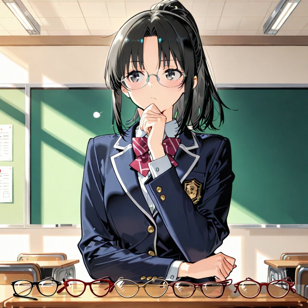 【がぞうどうぞ】眼鏡部に入部した楓ちゃん