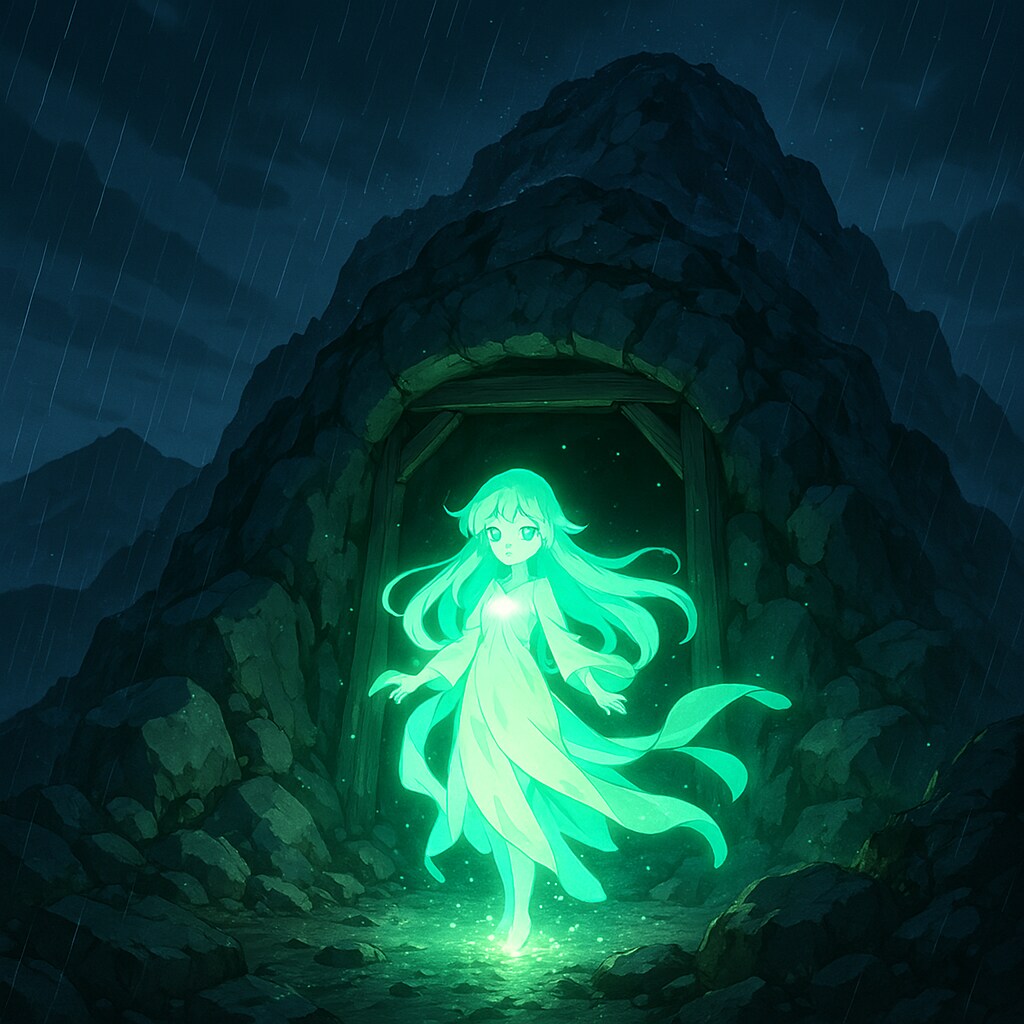 山の緑の精霊ちゃん