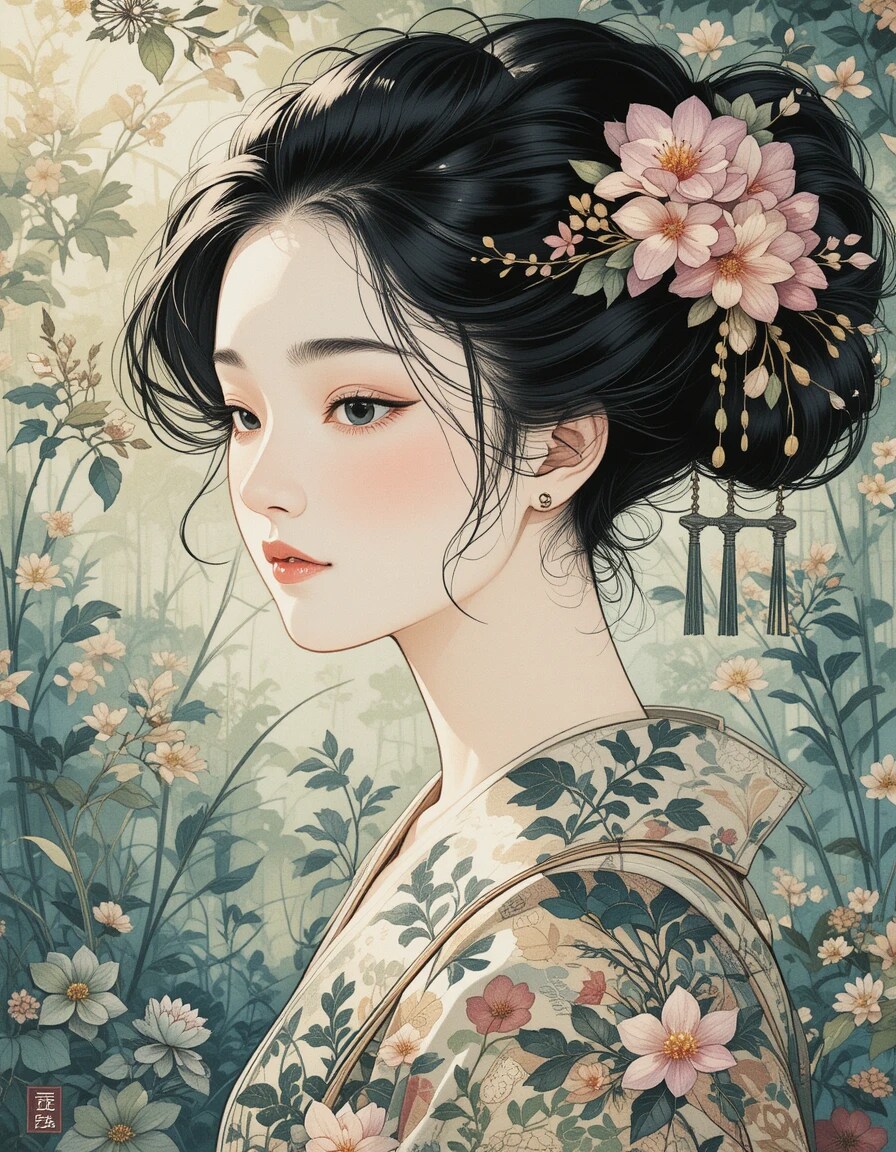 女・光・花